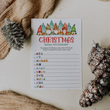 Printable Christmas Emojis Pictionary with Answer Key