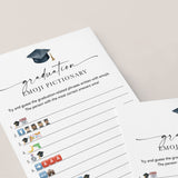 Graduation Emoji Pictionary Answers PDF Included
