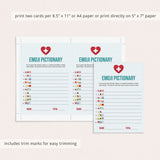 Nurse Emoji Pictionary Game Printable Nurses Party Game