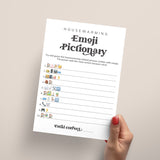 Housewarming Party Game Emoji Pictionary with Answers Digital Download