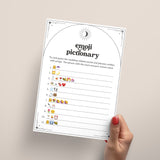 Celestial Wedding Shower Emoji Pictionary Game with Answers Download