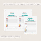 Medical Emoji Pictionary Answers Included