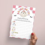 70s Disco Halloween Bachelorette Party Game Emoji Pictionary