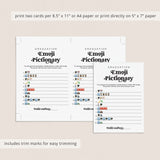 Printable Graduation Emoji Pictionary Answers Included