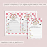 Let's Go Ghouls Bachelorette Party Games Bundle Printable