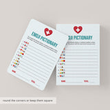 Nurse Emoji Pictionary Game Printable Nurses Party Game