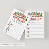 Printable Christmas Emojis Pictionary with Answer Key