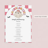 Retro Halloween Bachelorette Party Games Instant Download