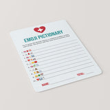 Nurse Emoji Pictionary Game Printable Nurses Party Game
