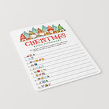 Printable Christmas Emojis Pictionary with Answer Key