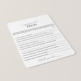 Engagement Feud Questions and Answers Printable