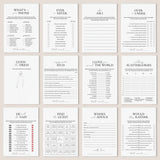 Engagement Party Games Bundle Printable by LittleSizzle
