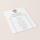 Ever or Never Family Reunion Game Printable