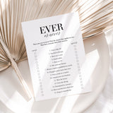 Class Reunion Ever or Never Game Printable