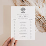 Family Reunion Party Games Bundle Printable