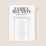 Never Have I Ever Questions for Family Reunion Printable by LittleSizzle