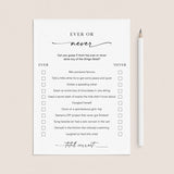 Mother's Day Never Has She Ever Printable Game by LittleSizzle