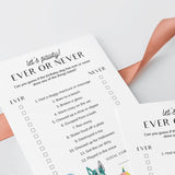 Fun Dog Birthday Party Game Ever or Never Printable