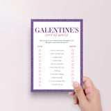 Galentines Party Game Ever or Never Printable