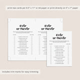 Printable Never Have I Ever Office Edition Questions