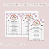 Retro 70s Halloween Bachelorette Game Ever or Never