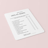 Ever or Never Birthday Game for Her Printable