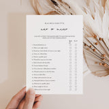 Bachelorette Ever or Never Game Printable