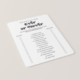 Ever or Never Graduation Icebreaker Game