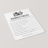 Goth Bridal Shower Family Feud with Answer Key