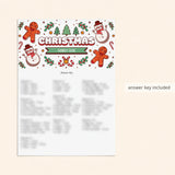 Christmas Feud Questions and Answers Printable