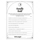 Celestial Theme Bridal Shower Family Feud Questions and Answers by LittleSizzle