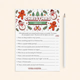 Christmas Feud Questions and Answers Printable by LittleSizzle