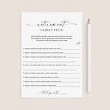 Printable Retirement Family Feud Questions and Answers by LittleSizzle