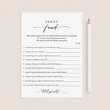Family Feud Mother's Day Edition Printable Game with Answers by LittleSizzle