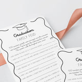Graduation Family Feud Game Printable Wavy Border