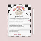 Family Feud Halloween Questions and Answers Printable by LittleSizzle