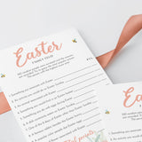 Easter Family Feud Questions and Answers Printable