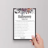 Gothic Halloween Party Games Bundle Printable