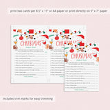 Family Feud Get Lit Christmas Party Game Printable