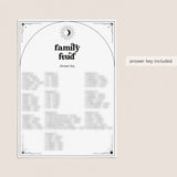 Celestial Theme Bridal Shower Family Feud Questions and Answers