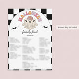 Family Feud Halloween Questions and Answers Printable