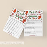Christmas Feud Questions and Answers Printable