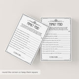 New Year's Eve Party Family Feud Game Great Gatsby Theme