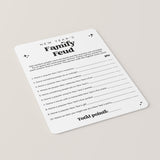 Family Feud New Years Party Game Printable Questions and Answers