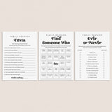 Printable Icebreaker Games for Family Reunion by LittleSizzle