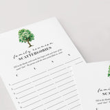 Scattergories Game for Family Gathering Printable