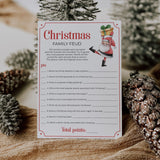 Printable Family Feud Christmas Game