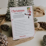 Printable Family Feud Christmas Game