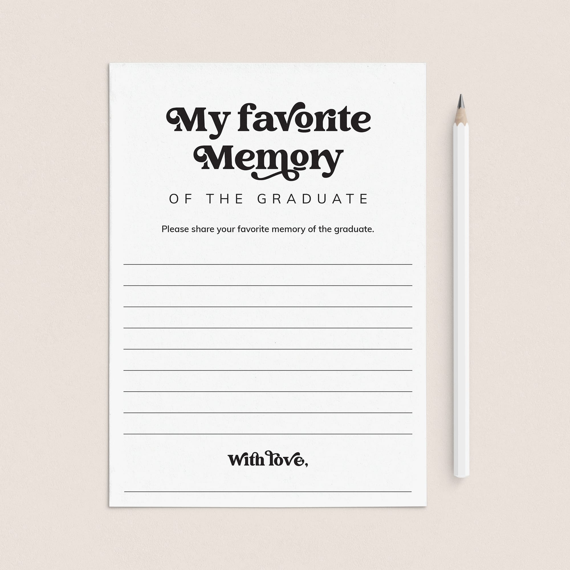 Printable Graduation Memory Cards by LittleSizzle