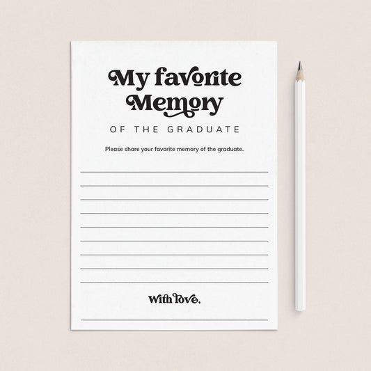 Printable Graduation Memory Cards by LittleSizzle